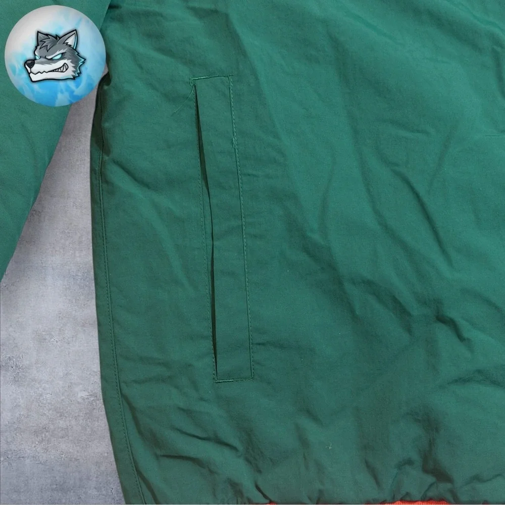 Adidas Miami Hurricanes Coaches Dugout Jacket Green Men's Size Medium JM9976